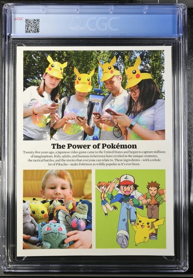 Time Pokémon 25th Anniversary Pikachu Variant Cover 9/24 CGC 9.8 - Image 2 of 3