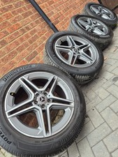 MERCEDES GLE 20” AMG ALLOY WHEELS & TYRES W167 STAGGERED Genuine Set Of 4 GLS