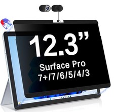 ZOEGAA Privacy Screen for Microsoft Pro 7 /7/6/5/4/3 12.3 Inch,Magnetic Remov...
