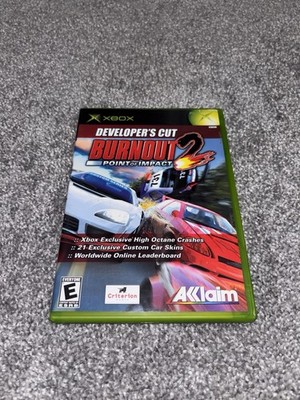 Burnout 2 Point of Impact Developer's Cut- Xbox CIB *Tested*