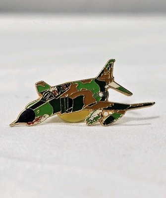 Vintage F-4 PHANTOM USAF Jet Interceptor Fighter Bomber Aviation Hat Lapel Pin
