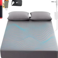 King Grounding Bed Sheet Kit 90 Organic Cotton 10 Silver Fiber Deep Pocket