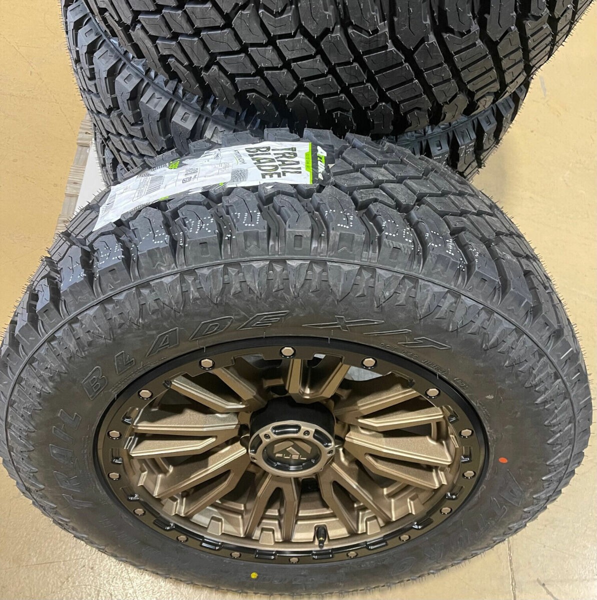 20x9 Fuel D681 Rebel Bronze Wheels 34