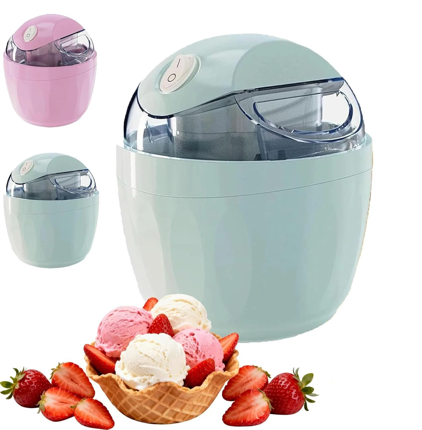 Small Home Mini Ice Cream Maker,Easy One-Touch Dessert Maker for Families
Opens in a new window or t