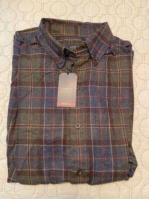 Arrow Hunting Men's Flannel Button Up Long Sleeve Shirt - Medium - Rosin - NWT