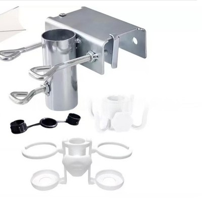 Stabiler Metall Sonnenschirm Halter fester Clip für Terrasse und Balkon