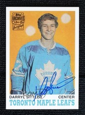 2001-02 Topps/O-Pee-Chee Archives Auto Darryl Sittler #39 Auto HOF