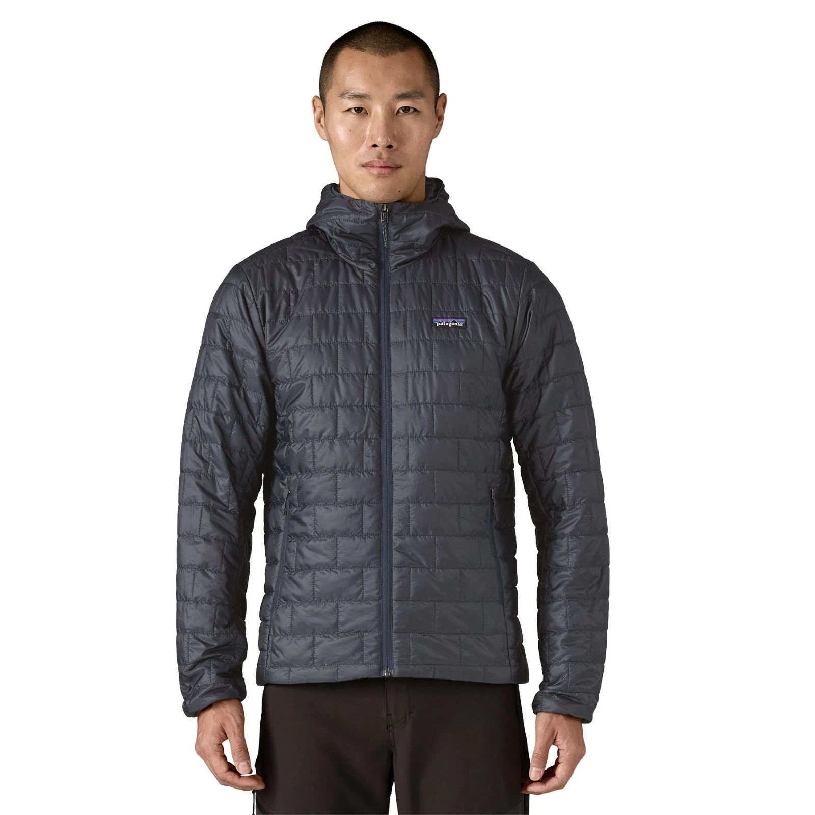 patagonia Nano Puff Insulated Hoody - Men's,Smolder Blue image 11