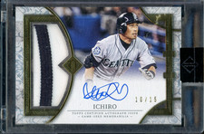 2024 Topps Transcendent Ichiro Suzuki Jersey Patch AUTO /15 #TCPA-12 SEALED