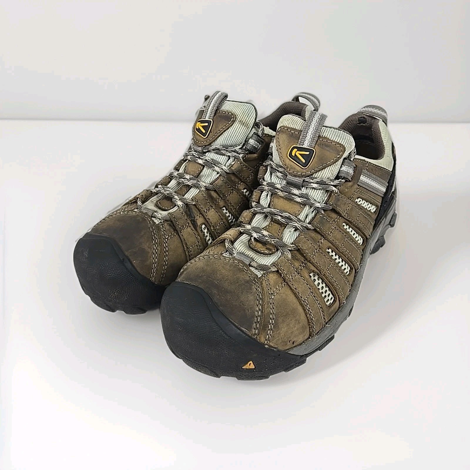 Scarpe antinfortunistiche da trekking KEEN Utility in pelle punta in acciaio basse da lavoro ASTM F2413 11 W8.5