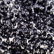 5mm Cup Sequins Smoke Gray Transparent Glossy Matte Duo Reversible Made in USA