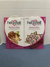 Heartfelt Creations Sweet Lilac Scroll  Cage Cling Stamp and Die - Lot of 2