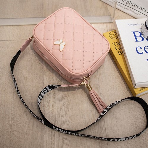 Butterfly Tags Crossbody Bag Single Shoulder Messenger Bag Girls - Picture 6 of 15