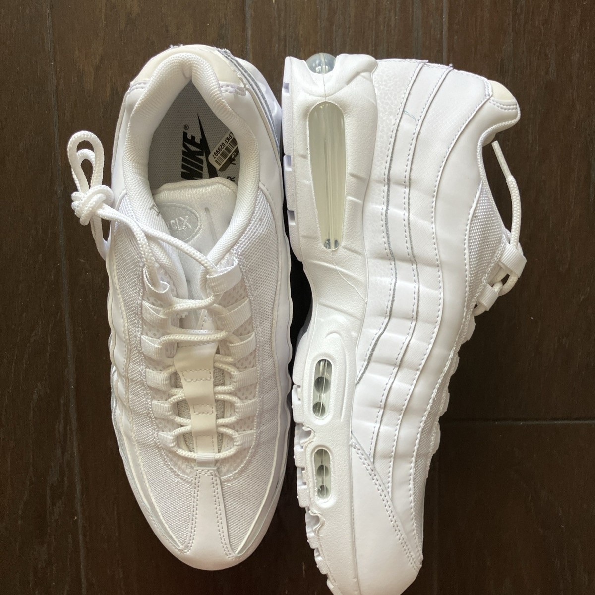 Size-12 Nike Air Max 95 OG White/Pure Platinum | eBay