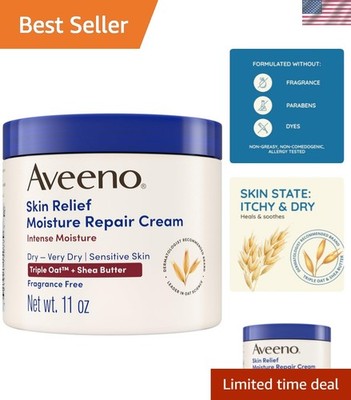 All-Day Hydration Moisture Repair Cream, Fragrance-Free & Allergy Tested - 11 oz