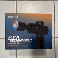 RENPHO Active Thermacool 2 Massage Gun Dual-Temp Control Display Black