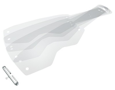 Scott USA Prospect/Fury Goggle Works/WFS Tear-offs Clear 20-Pack