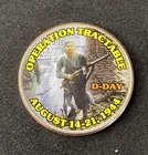 Colorized Kennedy Half Dollar D-Day Opeartion Tractable Free Shipping