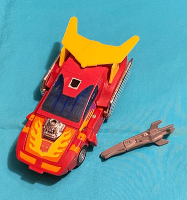original G1 Transformers autobot HOT ROD with long gun only FREE SHIP
