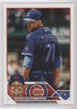 2023 Topps Series 1 Advanced Stat Back 36/300 Keegan Thompson #40 0eg