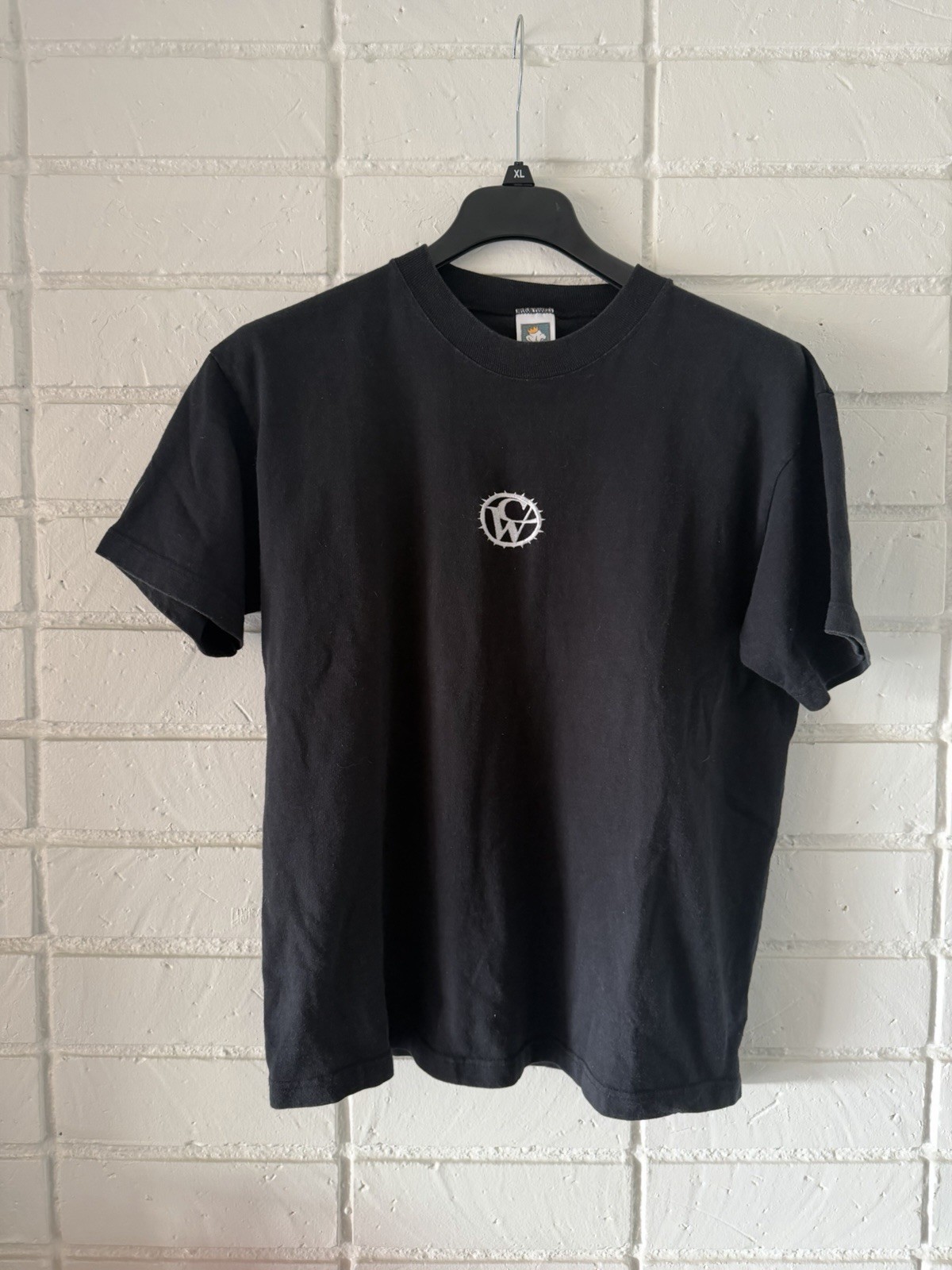 1990s catherine wheel vintage band t shirt large black embroidered shoegaze