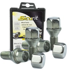 Felgenschloss Kegelbund 60° M12x1,5 25mm für Renault 19 I Cabriolet 19 I Chamade