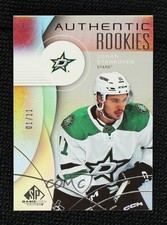 2024 SP Game Used Authentic Rookies Rainbow Foil 1/11 Logan Stankoven #213 aj8