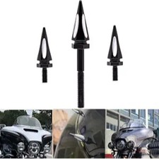 Windshield Screws Black Spike Bolts Windscreen Screws Compatible with Touring Mo