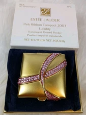 Estee Lauder Pink Ribbon Compact 2003 Lucidity Translucent Pressed Powder, NIB