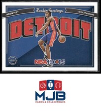 2022-23 Hoops Jaden Ivey Rookie Greetings #5 Detroit Pistons