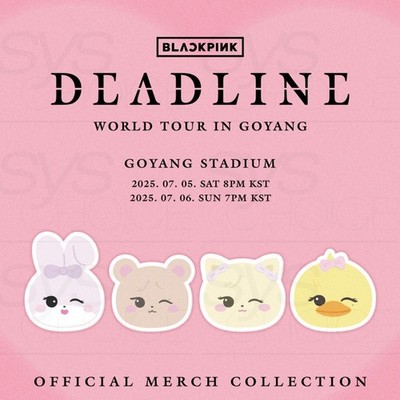 Pre-order BLACKPINK DEADLINE WORLD TOUR IN GOYANG Official MD