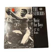 The Suburbs "music for boys" 80's Maxi Vinyl Record 12" Vintage press 