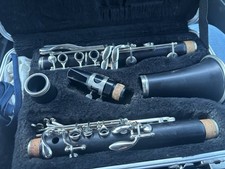 Black Plastic Matte Clarinet with Case and Mouthpiece
