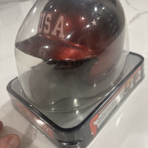 USA Softball 2004 Olympics Authentic Mini Batting Helmet New In Packaging/Box - Picture 17 of 24