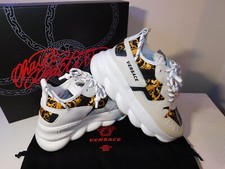 VERSACE CHAIN REACTION Trainers Luxury Shoes Size 6 UK 39 EU