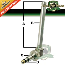 67526C91 Spindle RH/LH for Case-IH Tractors 674, 684 (W/STRAIGHT AXLE)