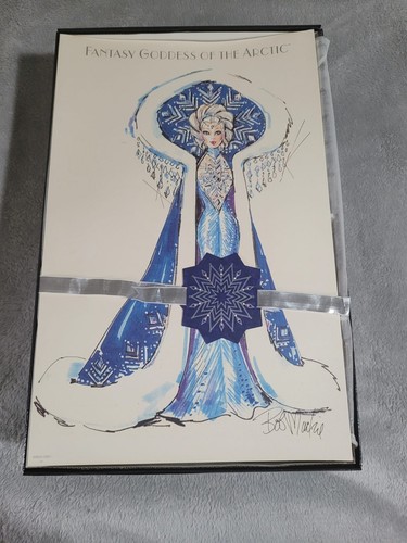 Fantasy Goddess Of Arctic Bob Mackie Barbie Doll 4th In Series in Box   - Picture 7 of 8