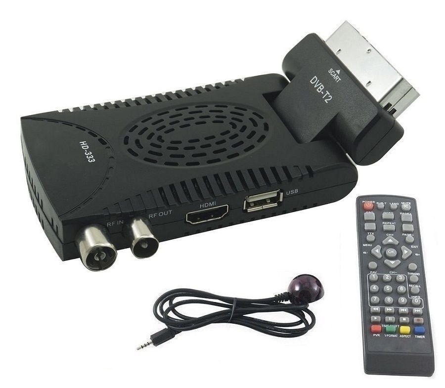 Immagine 3 - DECODER MINI DIGITALE TERRESTRE SCART DVB-T3 180° USB HDMI PRESA SCART  333