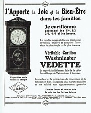 Publicité Advertising 109 1925   Vedette véritable Carillon Westminster  Londres