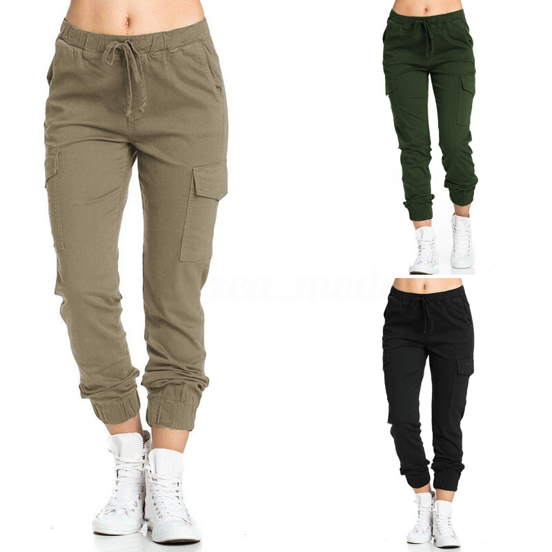 ladies skinny cargo pants