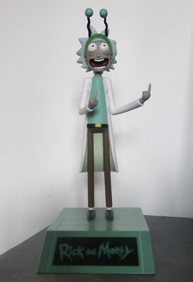 Rick And Morty ''Peace Among Worlds'' Figur Ständer Loot Crate Exclusive