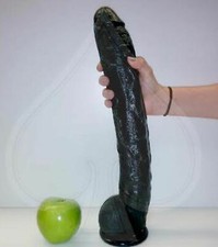 Huge Dildo Thick Girth Dong Large Wide Thick Realistic Big Giant Cock Black