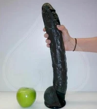 Huge-Dildo-Thick-Girth-Dong-Large-Wide-Thick-Realistic-Big-Giant-Cock-Black