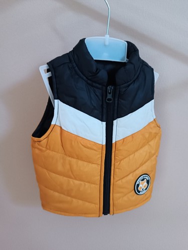 Manteau Sans Manche Enfant Bébé Doudoune à Capuche Garçon