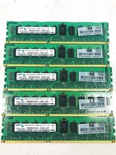 4x Samsung 4GB DDR3 Server RAM 16GB Total PC3-10600R-09-10-C1-D2 HP 591750-071