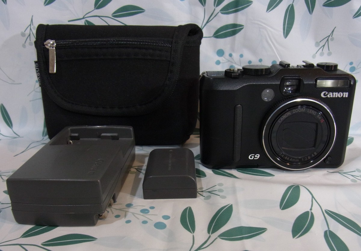 Canon PowerShot G9,Black Body,12MP,6x,f/2.8,3.0in,Excellent
