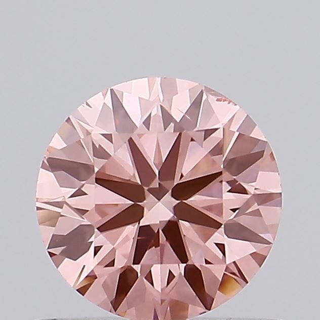 Round 0.63 ct Fancy Intense Pink SI1 IGI Certified Lab Grown CVD