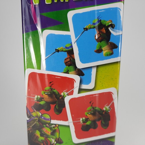Nickelodeon Teenage Mutant Ninja Turtles Memory Match Gioco Cardinale NUOVO - Foto 6 di 10