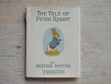 Early Edition THE TALE OF PETER RABBIT Beatrix Potter BOOK w/ Dust Jacket