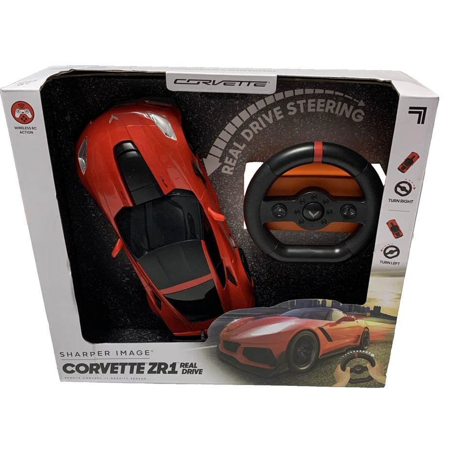 Sharper Image RC Corvette ZR1, 2.4 GHZ Remote Control with Gravity Sensor - Image 2 of 4